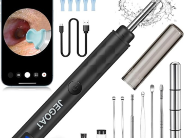 Upgrade your ear cleaning experience with Ear Wax Removal Tool Kit for just $4.99 After Code (Reg. $19.98)
