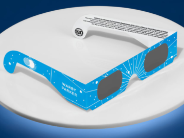 Warby Parker Solar Eclipse Glasses for free + in store
