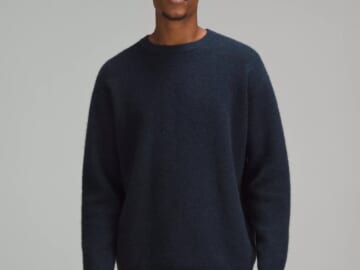 lululemon Men's Alpaca Merino Wool-Blend Crewneck Sweater for $69 + free shipping