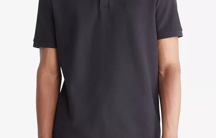 Calvin Klein Men's Pique Solid Polo for $21 + free shipping w/ $25