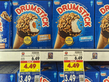 Pick Up Nestle Drumstick Cones 4-Count Boxes For Just $3.49 At Kroger