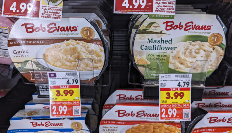 Bob Evans Side Dishes Only $2.99 Each At Kroger