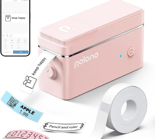 Keep everything neatly labeled and organized with POLONO P31S Label Maker Machine with Tape for just $10.50 After Code (Reg. $42.99)
