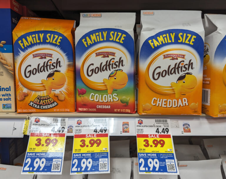 Pepperidge Farm Goldfish Just $2.99 At Kroger