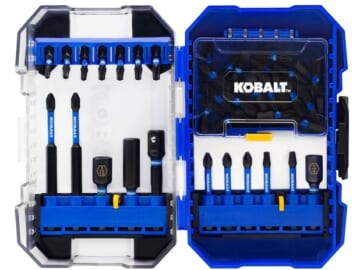 Kobalt 50-Piece Impact Driver Bit Set for $20 + pickup