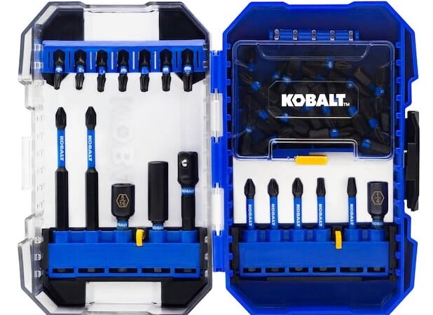 Kobalt 50-Piece Impact Driver Bit Set for $20 + pickup