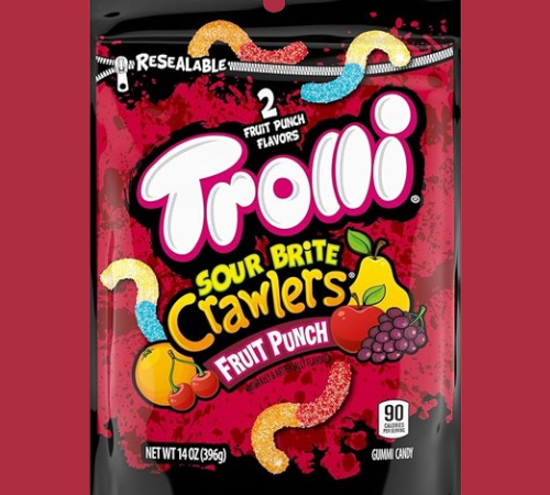 Trolli Sour Brite Crawlers Fruit Punch Sour Gummy Worms, 14-Oz $2.23 (Reg. $5.08)