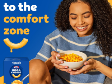 Kraft 4-Count Original Macaroni and Cheese Dinner as low as $3.12 when you buy 4 (Reg. $6) + Free Shipping – 78¢/7.25 Oz Box