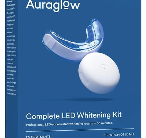 Auraglow Teeth Whitening Kit only $28.80 shipped {Over 28K Five-Star Reviews!}