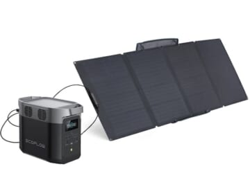 EcoFlow Delta 2 2,700W Peak Portable Power Station w/ Solar Panel for $1,199 + free shipping