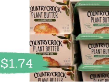 $1.74 Country Crock Plant-Based Butter | Kroger Mega Deal