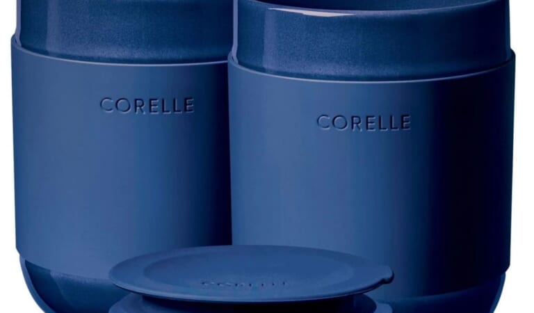 Corelle Stoneware 13.5-oz. Tumblers w/ Silicone Lids 2-Pack for $16 + free shipping w/ $99