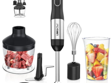 LINKChef 20-Speed 7-in-1 Immersion Blender for $34 + free shipping w/ $35