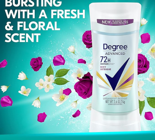 Degree 4-Pack Advanced MotionSense Antiperspirant Deodorant, 2.6 Oz as low as $14.32 Shipped Free (Reg. $20) – $3.58/Stick – 72-Hour Sweat and Odor Protection