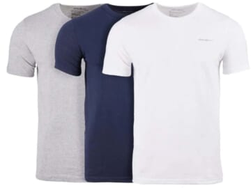Eddie Bauer Men's Classic Cotton Crew T-Shirts 3-Pack for $15 + free shipping