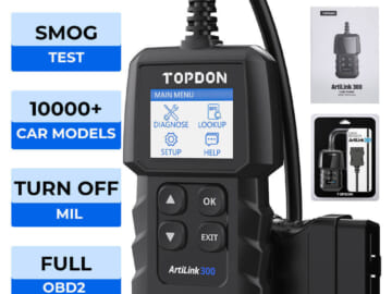 Topdon OBD2 Scanner for $10 + free shipping