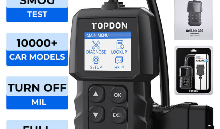 Topdon OBD2 Scanner for $10 + free shipping