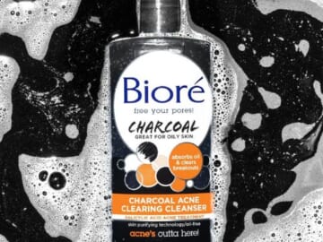 Bioré Charcoal Acne Cleanser as low as $4.75/Bottle when you buy 4 (Reg. $8.49) + Free Shipping