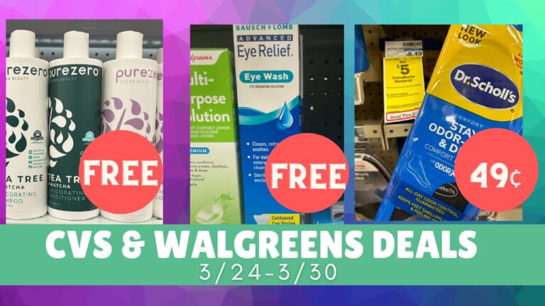 Video: Top CVS & Walgreens Deals 3/24-3/30