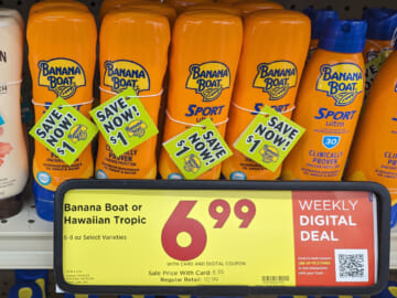 Banana Boat Sunscreen As Low As $6.99 At Kroger (Regular Price $11.99)