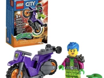 LEGO City Stuntz Wheelie Stunt Bike 60296 Building Set