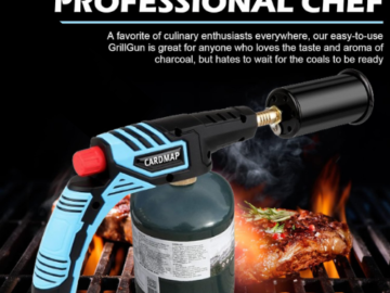 Prime Member Exclusive: Adjustable Powerful Propane Kitchen Torch $29.96 After Coupon (Reg. $56) + Free Shipping