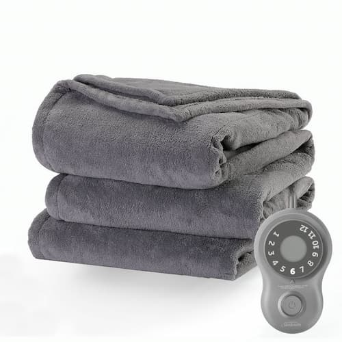 Sunbeam Microplush Twin Size Heated Blanket