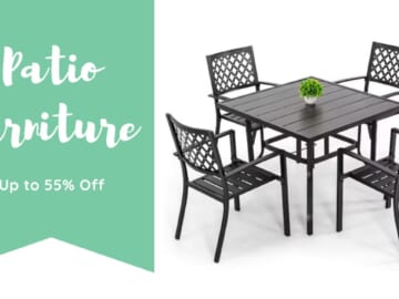 Lowe’s | Up to 55% Off Patio Furniture