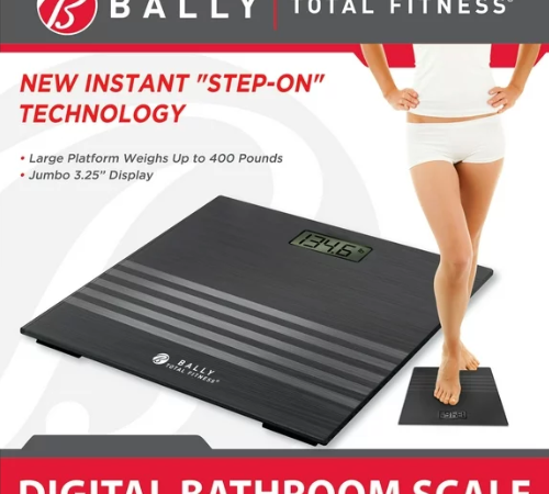 Bally Total Fitness Digital Bathroom Scale $6.73 (Reg. $20)