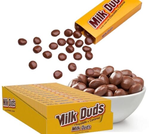 Milk Duds Chocolate & Caramel Candy, 12-Pack $12 (Reg. $15) – $1/Box