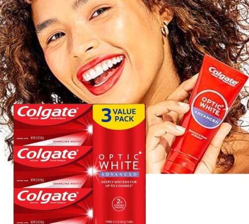 Colgate Optic White Advanced Teeth Whitening Toothpaste, 3-Pack as low as $5.64 After Coupon (Reg. $13.50) + Free Shipping – $1.88 Each