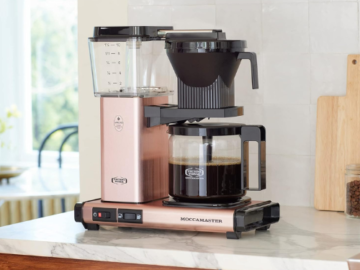 Today Only! 10-Cup Coffee Maker, Rose Gold, 40 ounce $265 Shipped Free (Reg. $379)