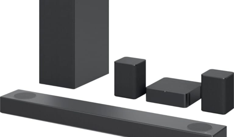 LG 5.1.2-Channel Soundbar w/ Wireless Subwoofer, Dolby Atmos, and DTS:X for $300 + free shipping