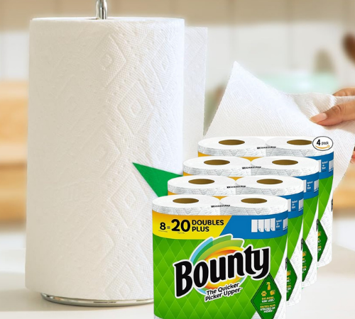 Bounty 8-Count Double Plus Rolls Select-A-Size Paper Towels as low as $16 Shipped Free (Reg. $25) – $2/Roll