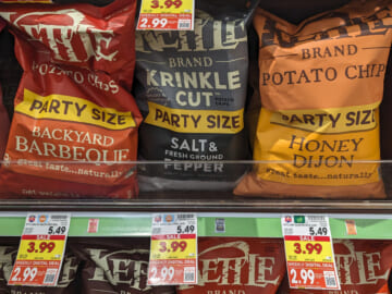 Kettle Brand Potato Chips Party Size Bags Just $2.99 At Kroger
