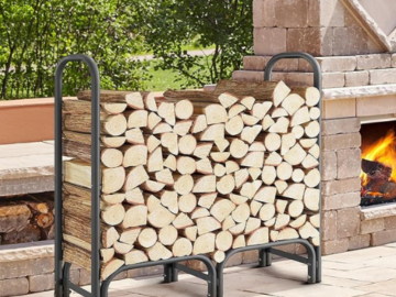 Yaheetech 4ft Heavy Duty Metal Firewood Rack $36.99 Shipped Free (Reg. $53)
