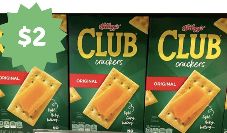 Town House & Club Crackers for $2 at Kroger