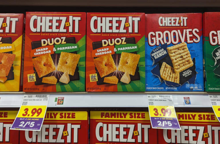 Cheez-It Crackers As Low As $2 At Kroger