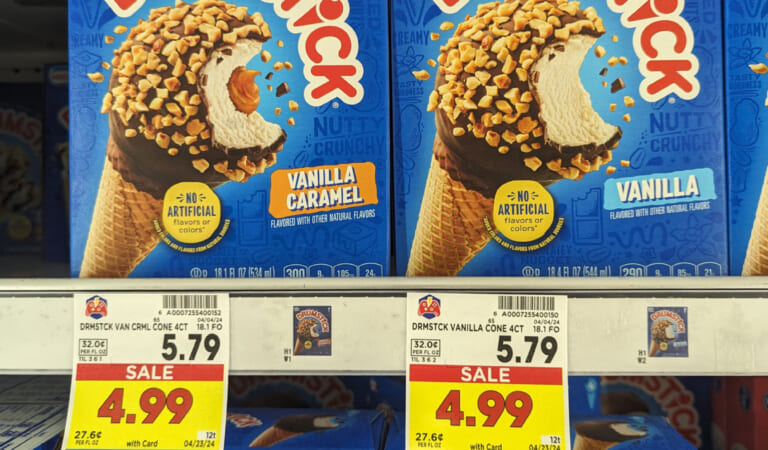 Pick Up Nestle Drumstick Cones 4-Count Boxes For Just $3.99 At Kroger