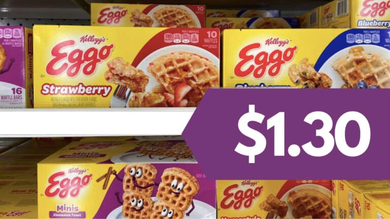 Pick Up Eggo Waffles for $1.30 at Publix