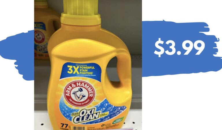 $3.99 Arm & Hammer Liquid Laundry Detergent at Publix
