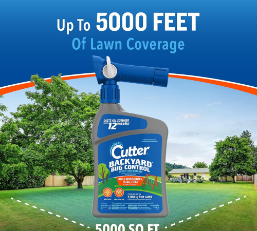 Cutter Backyard Bug Control Spray Concentrate, 32 oz as low as $8.08 Shipped Free (Reg. $17) – Kills Mosquitoes, Fleas & Listed Ants