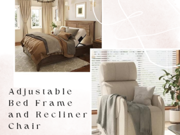 Today Only! Adjustable Bed Frame and Recliner Chair $119.99 Shipped Free (Reg. $169.99+)