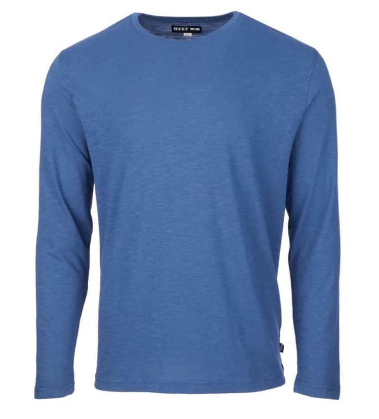 Reef Men's Zack Long Sleeve Shirt for $10 + free shipping w/ $75