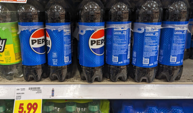 Pepsi, Canada Dry, or Coca-Cola 6-Pack Bottles Just $2.99 At Kroger