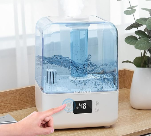 Experience superior comfort and air quality in your home with MORENTO 4.5L Top Fill Humidifiers for Large Room for just $24.79 After Code (Reg. $51.98) + Free Shipping