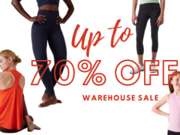 Ends Today | Up to 70% off Athleta Warehouse Sale on Athletic Apparel