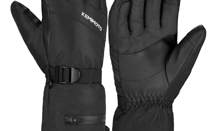 Kemimoto Unisex Ski Gloves for $10 in cart + free shipping