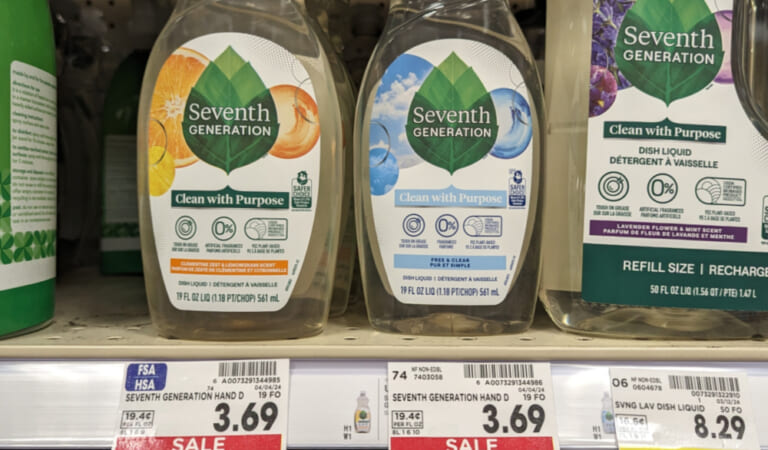 Seventh Generation Dish Liquid Just $1.49 (Regular Price $3.69)