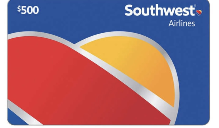 $500 Southwest Airlines Gift Card for $450 for members + email delivery